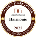 DellOro Market Share Leader Award 2025 - Cable Broadband Equipment - Harmonic
