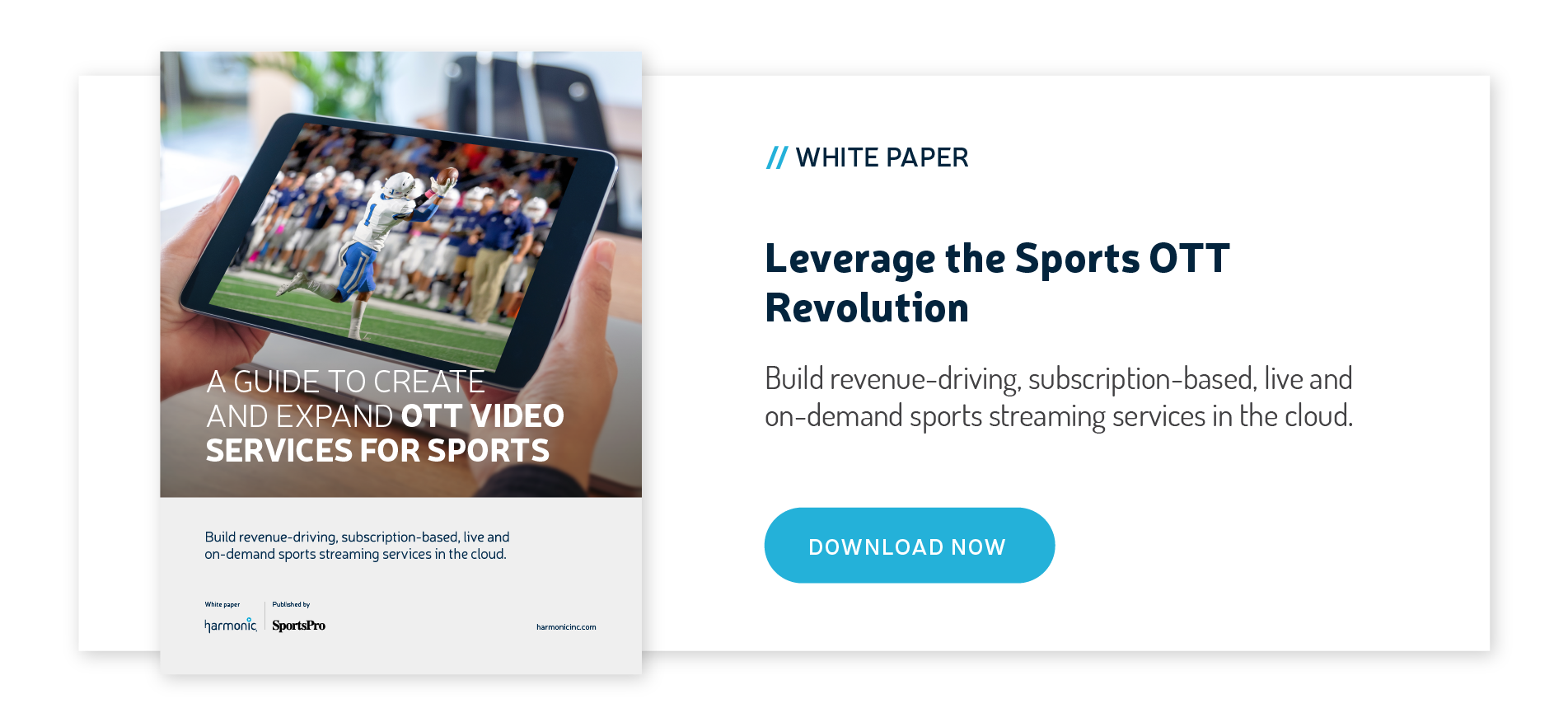 A GUIDE TO CREATE AND EXPAND OTT VIDEO SERVICES FOR SPORTS