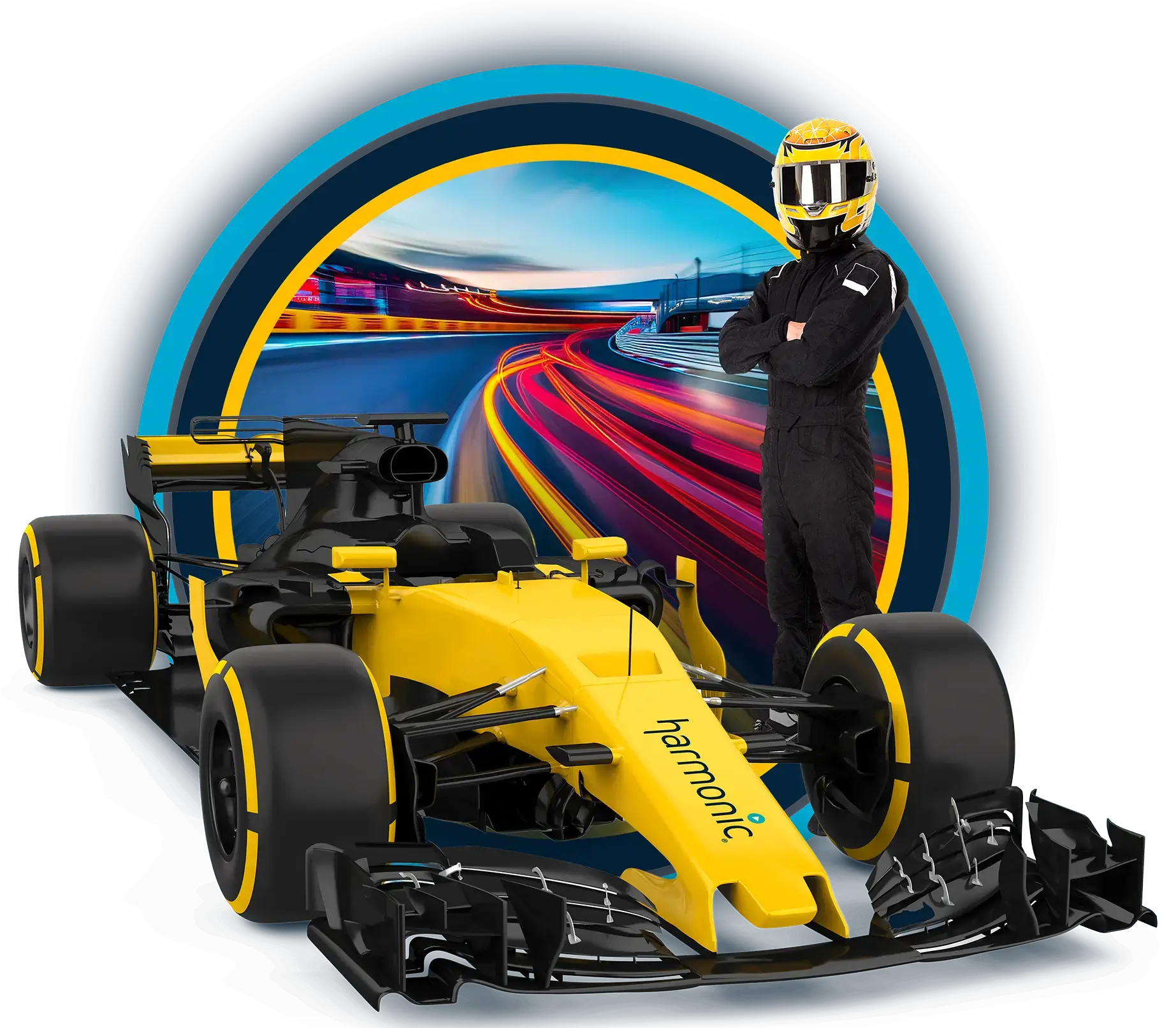 Harmonic NAB 2026 streaming and broadcast workflow visual