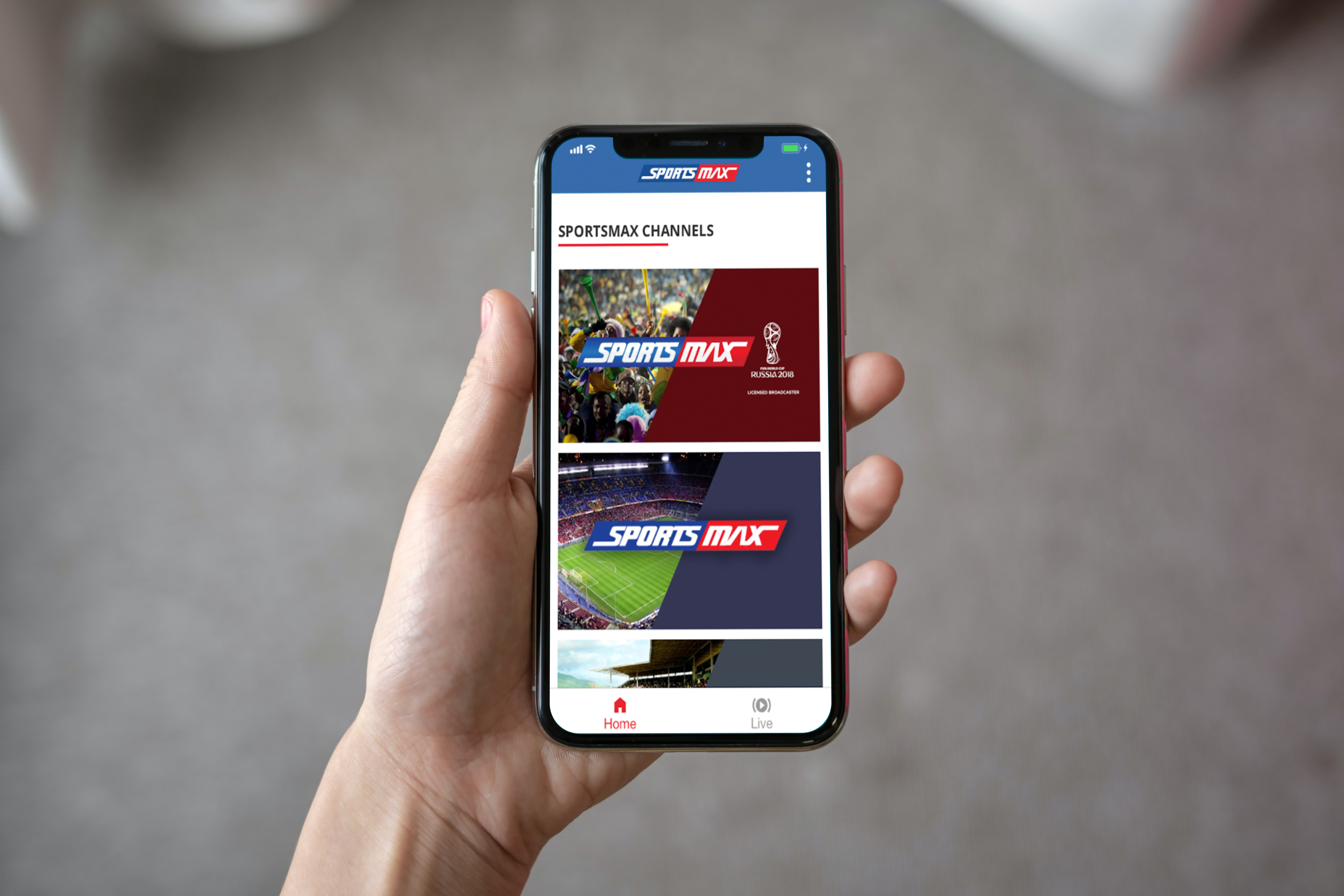 Sports shop max live