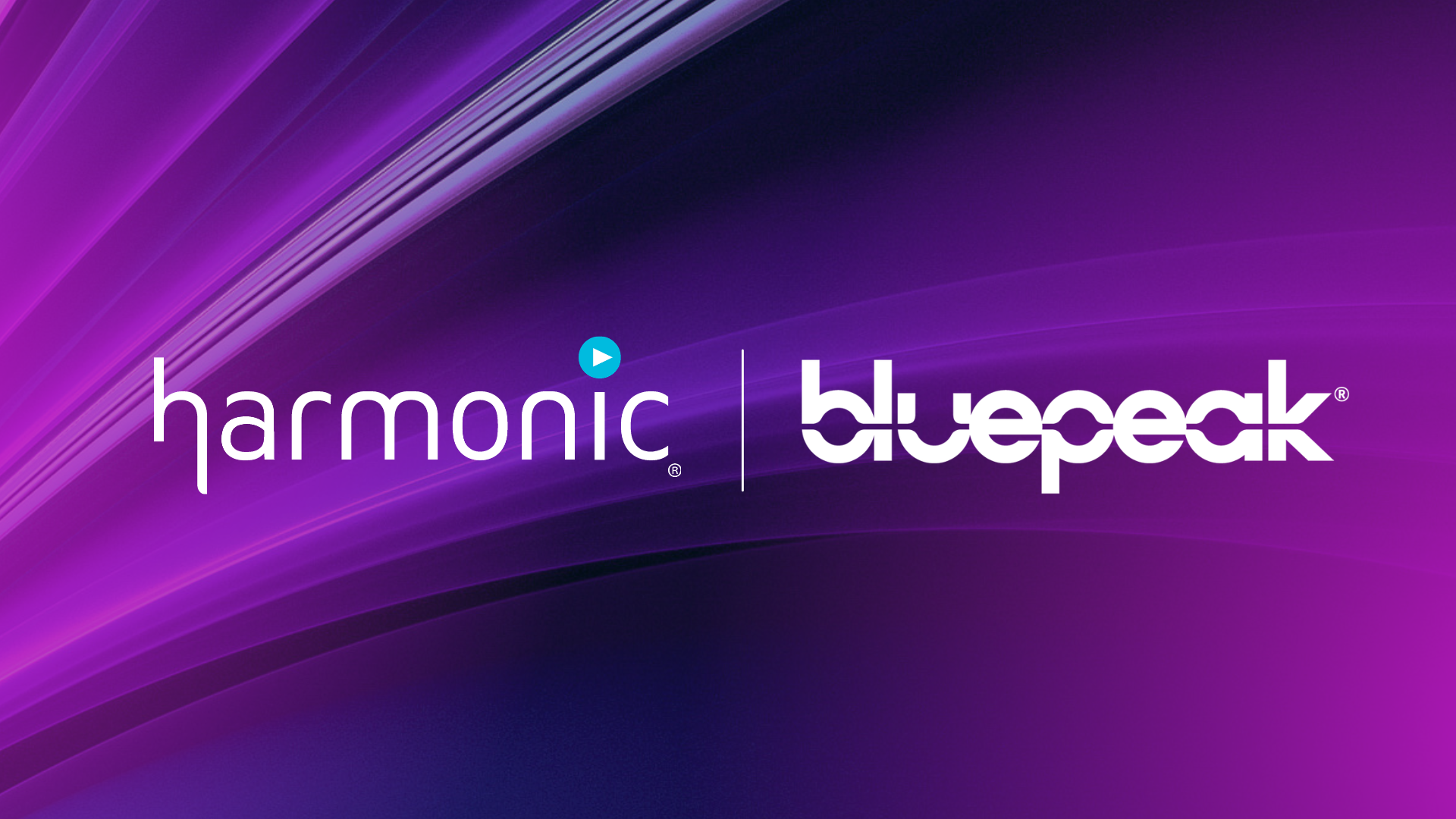 Harmonic Logo and Bluepeak logo side by side.